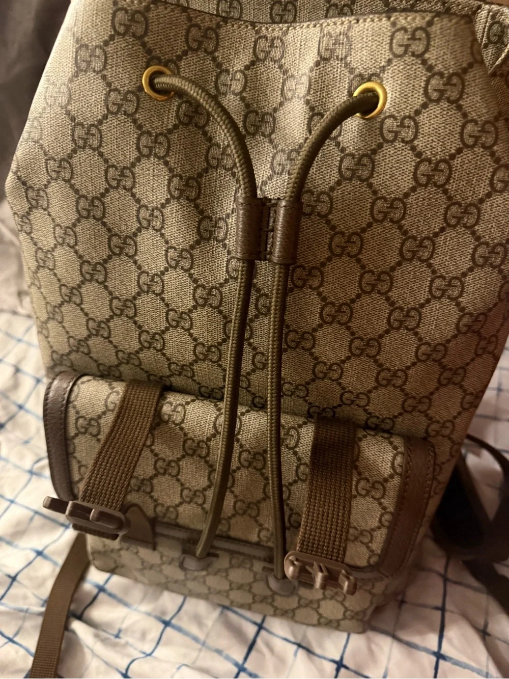 Gucci backpack beige